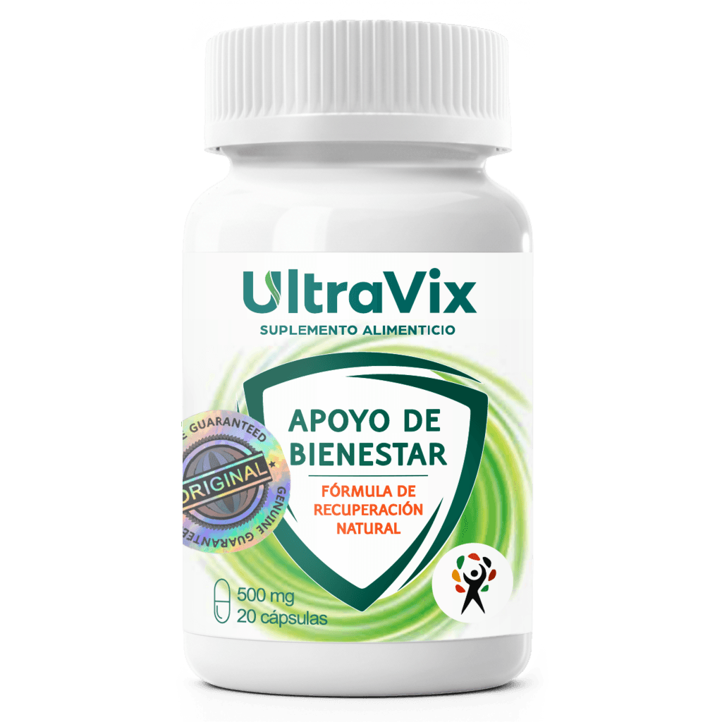 Frasco de UltraVix — Suplemento Alimenticio, 20 cápsulas de 500mg